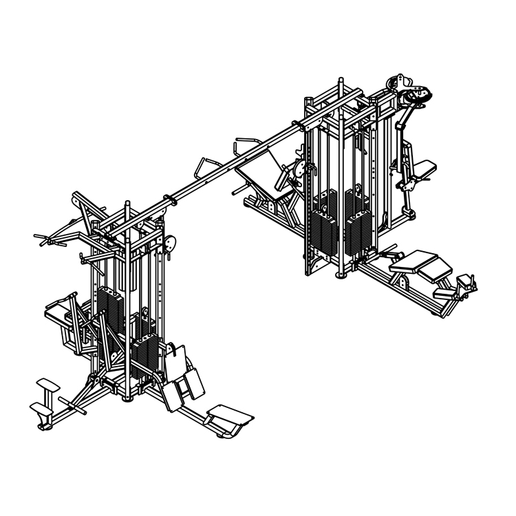 MultiGym Pro (8Stations)<br />DLP259-A