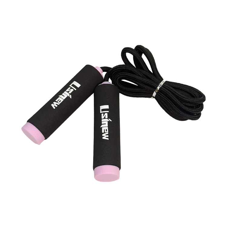 Corde à sauter avec poignée en mousse de couleur unique<br />SF-48