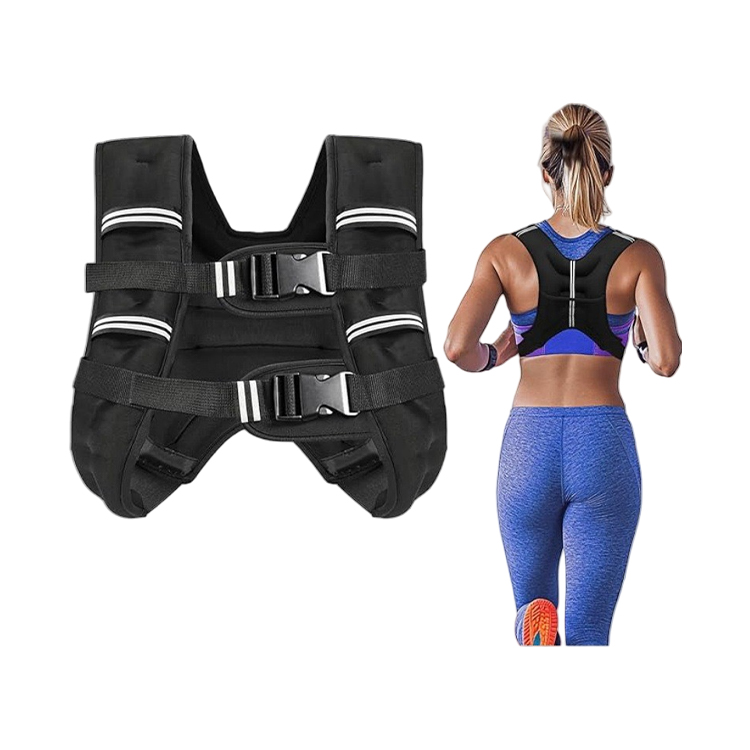 Gilet lesté d'entraînement réfléchissant