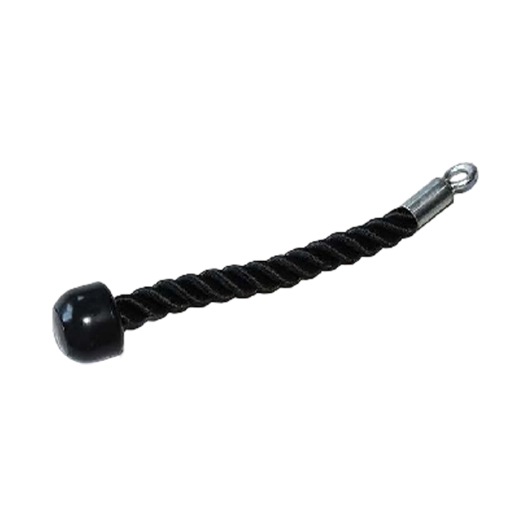 Corde d'entraînement robuste à double brin et triple extrémité en nylon