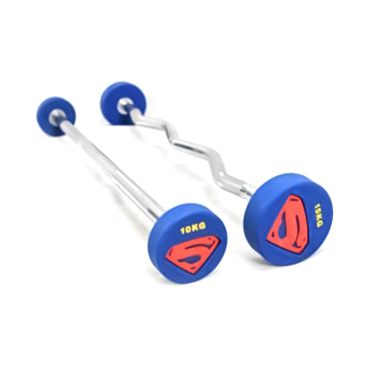 Barre fixe en acier massif avec revêtement CPU Superman (kg)