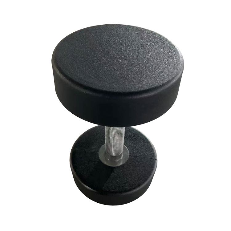 Haltère CPU rond personnalisé (style à face plate avec finition texturée)