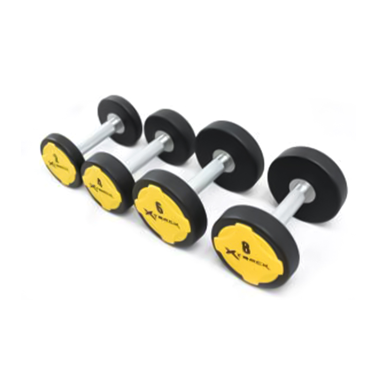 Xtrack CPU Haltères à tête ronde en acier massif série 2 kg