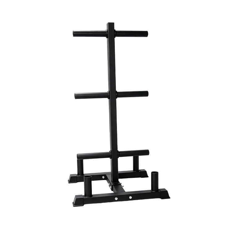 Support de rangement pour barres olympiques et plaques de poids